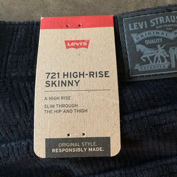 LEVI'S Women's High Rise Skinny Jeans - Picture 7 of 9